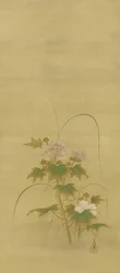 Pivoines, période Edo, milieu du XVIIe-début du XVIIIe siècle